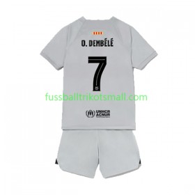 Fußballtrikots FC Barcelona Ousmane Dembele 7 Kinder 2022-2023 Kurzarm 3rd trikot kaufen